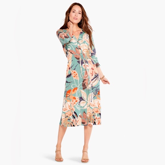NIC+ZOE Artful Floral Live in dress Sz XL - Picture 1 of 5